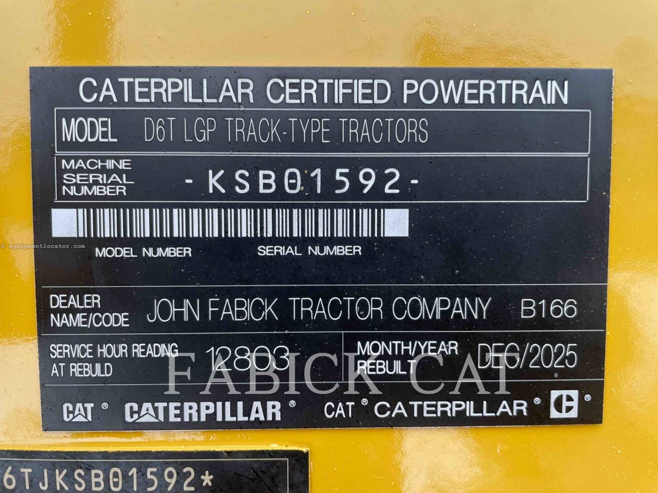 2014 Caterpillar D6TLGVPAT4 Image 6