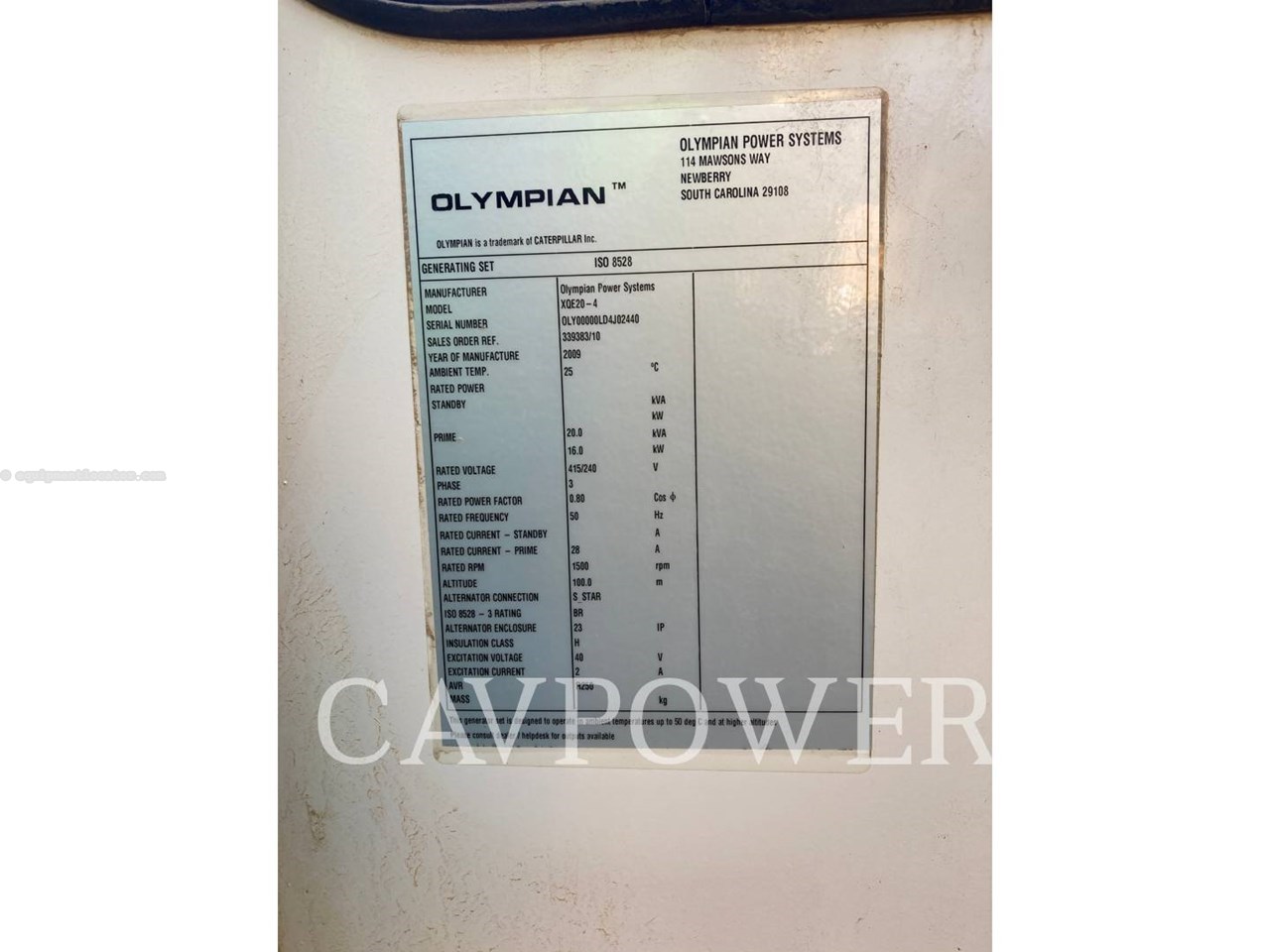 2009 Olympian GENIE XQE20 Image 10