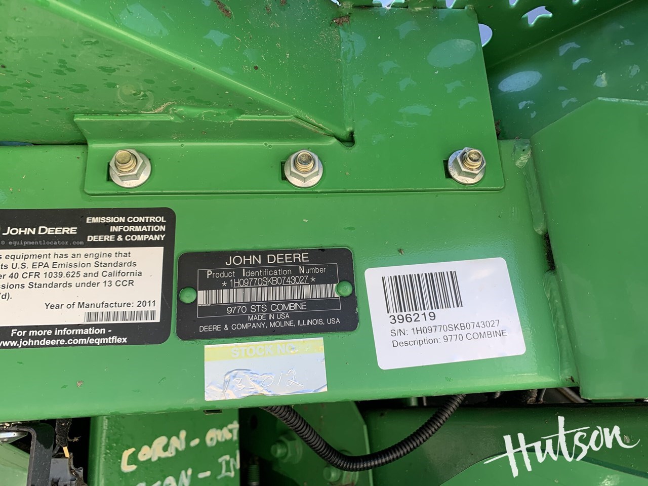 2011 John Deere 9770 STS Image 39