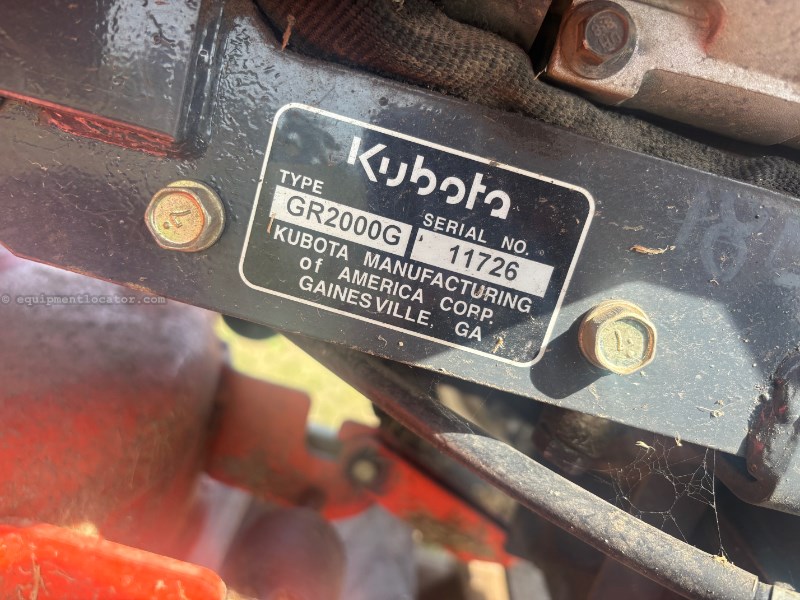 Kubota GR2000G Image 16