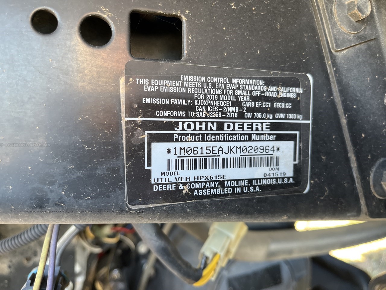 2019 John Deere 615E Image 10