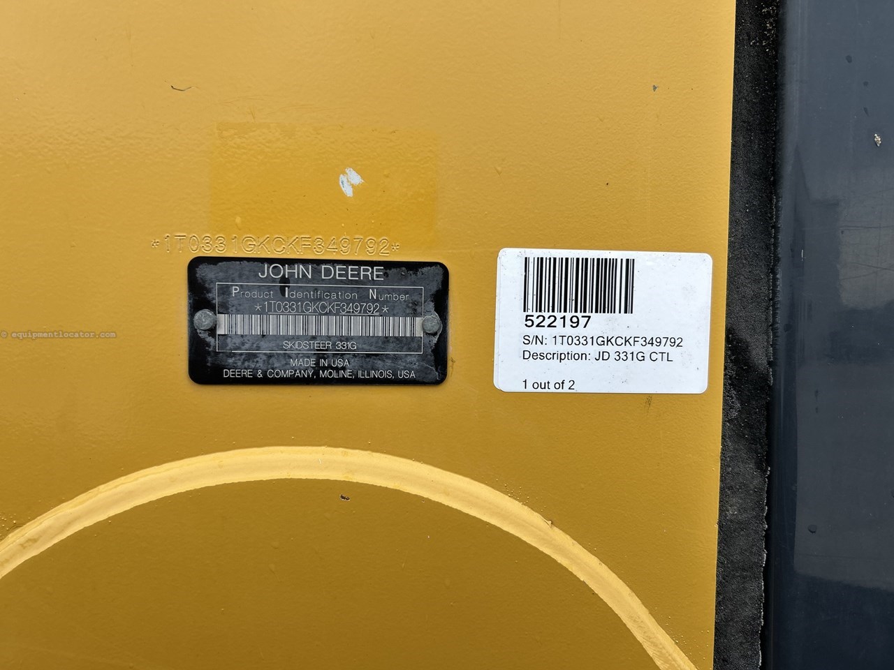 2019 John Deere 331G Image 4