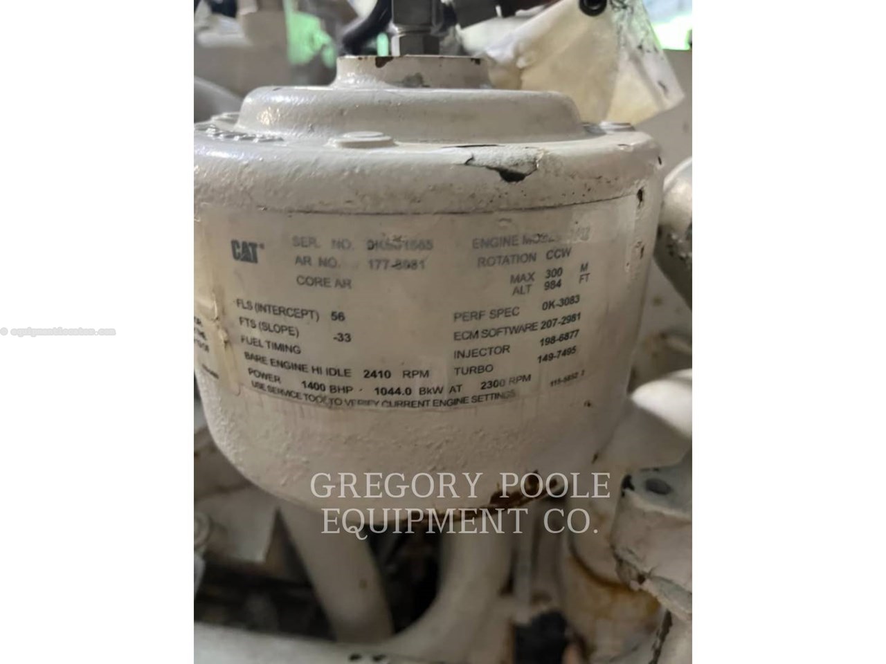 2001 Caterpillar 3412E Image 4