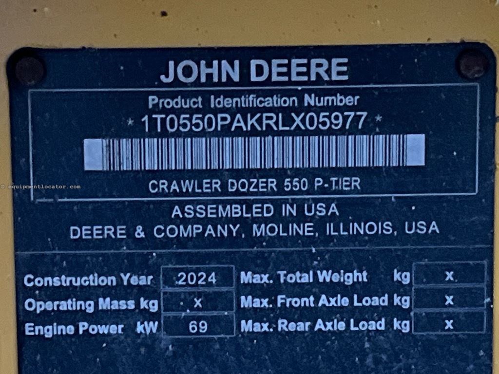 2023 John Deere 550 P Image 10