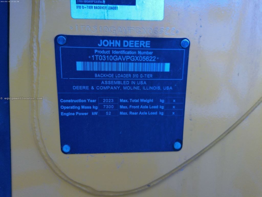 2023 John Deere 310G Image 10