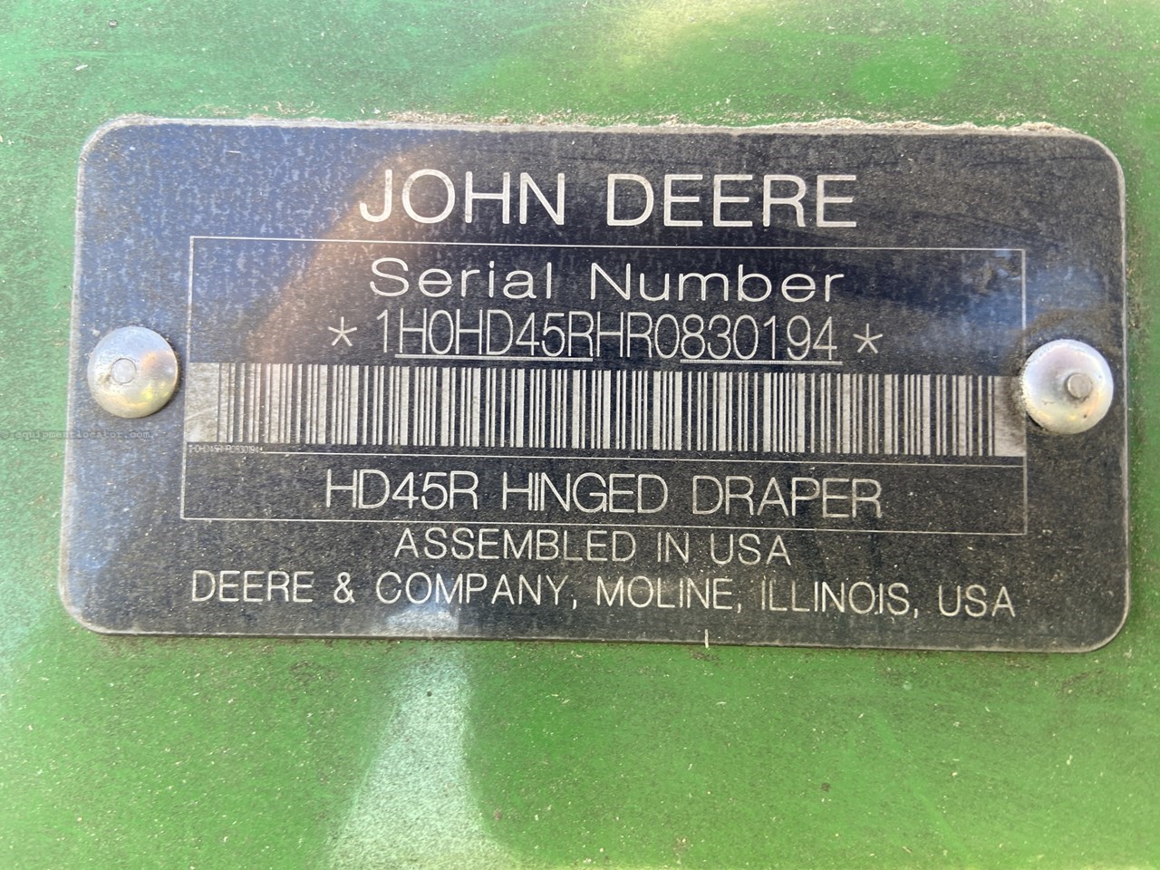 2024 John Deere HD45R Image 31