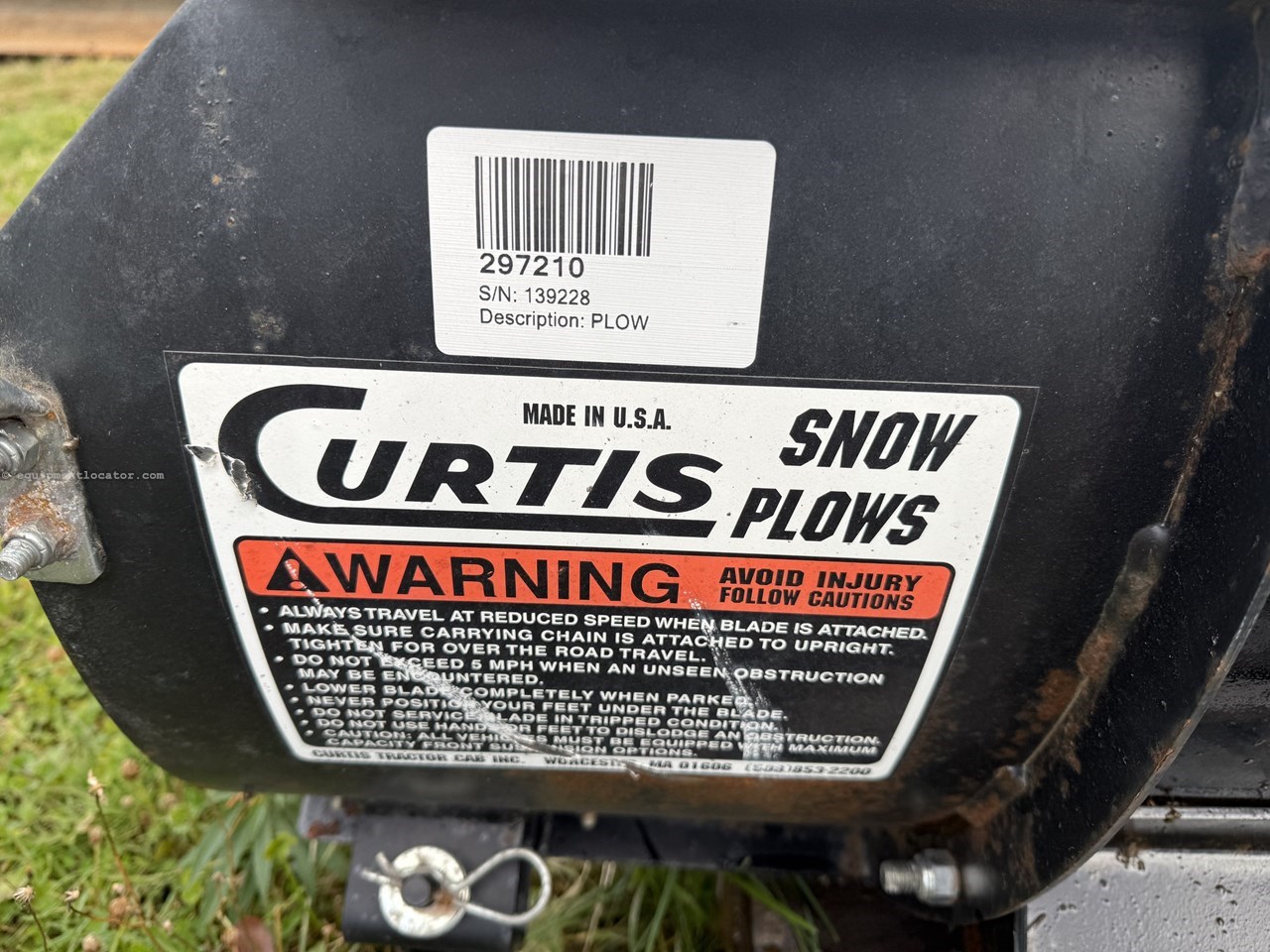 Curtis UTV Plow Image 6