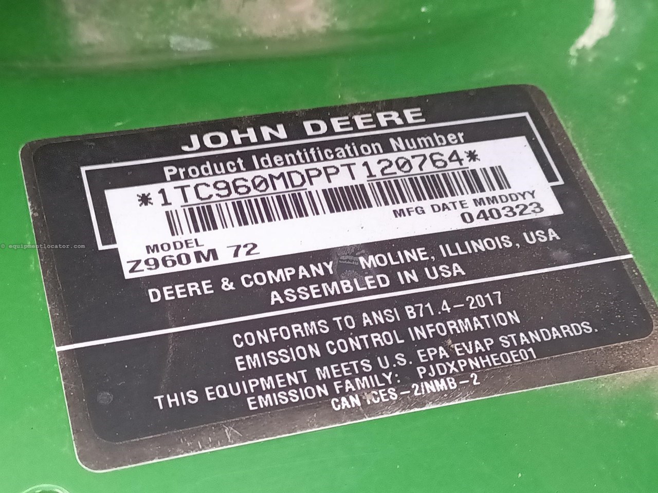 2023 John Deere Z960M Image 10