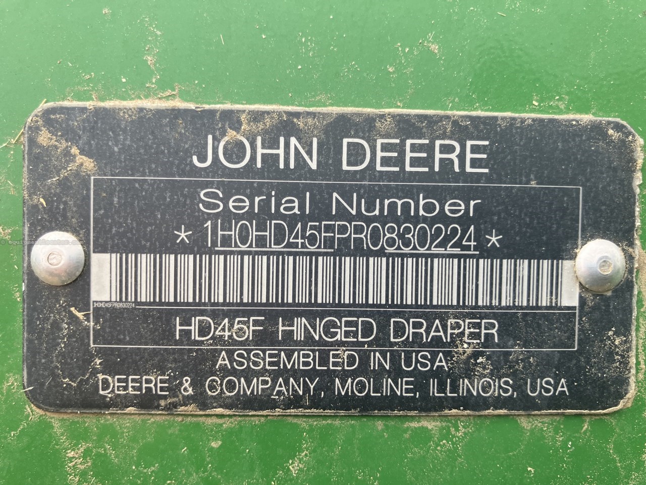 2024 John Deere HD45F Image 28
