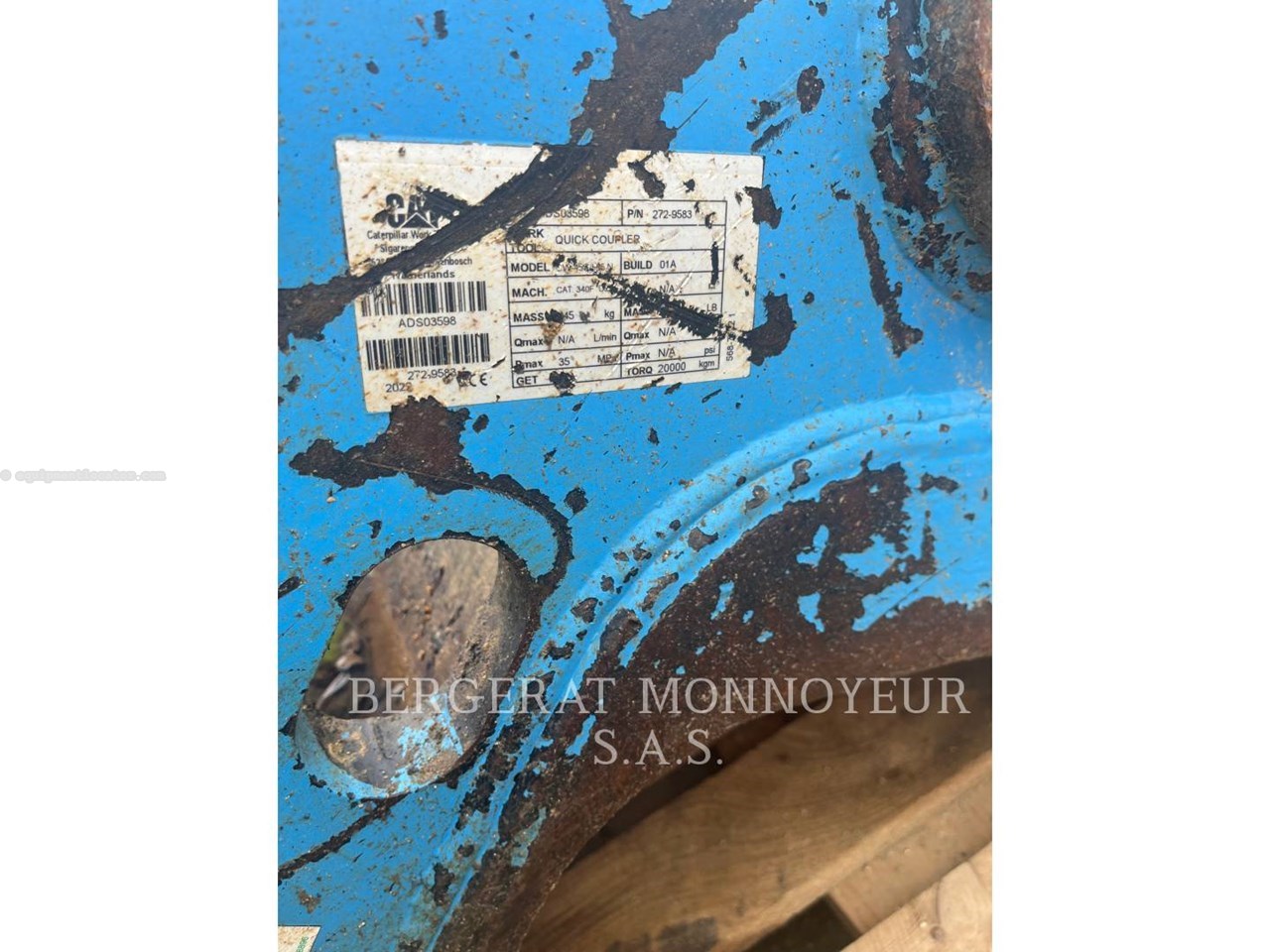 2020 Caterpillar COUPLER/CW45S/TIM/DB Image 2