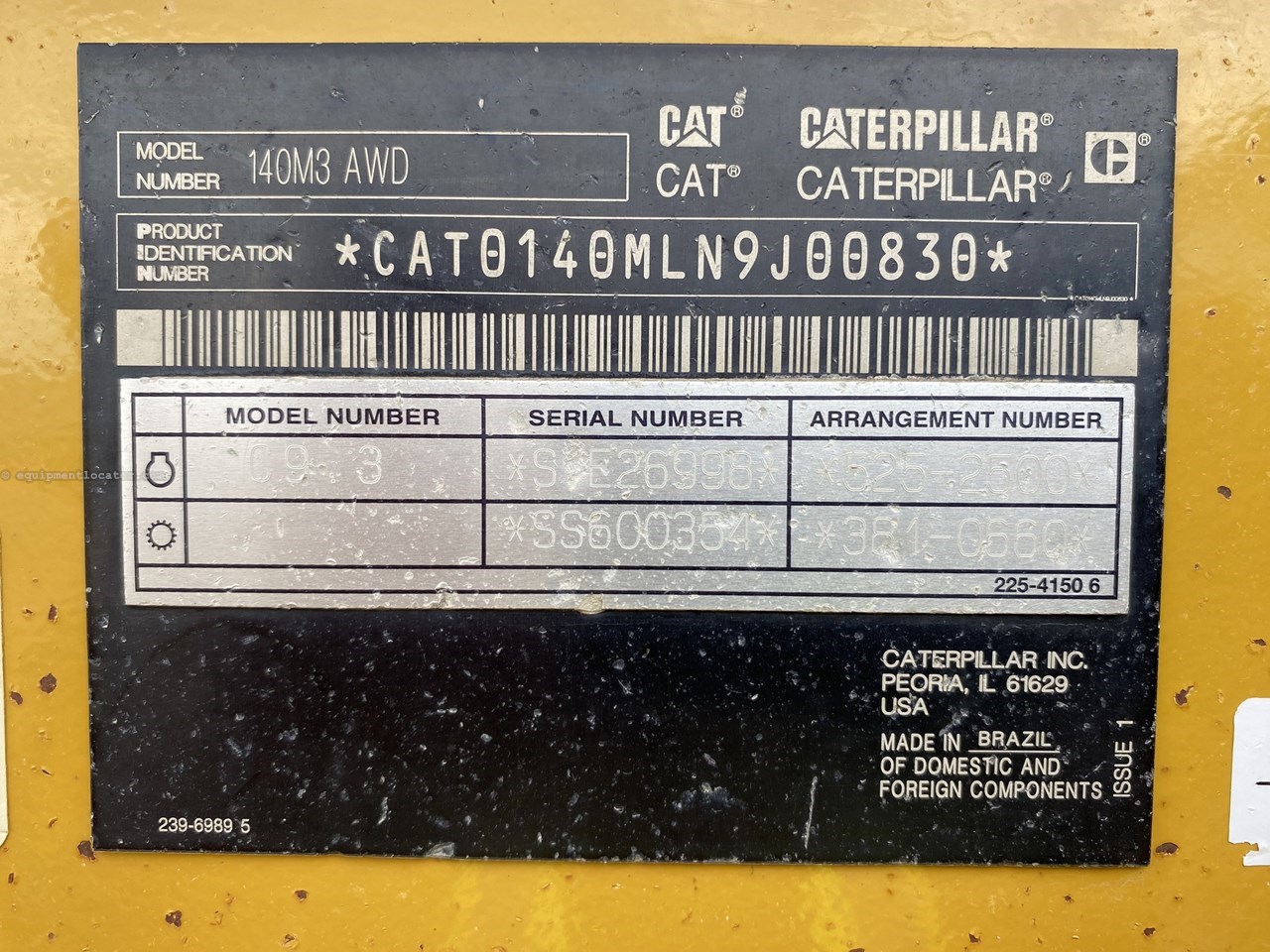 2018 Caterpillar 140M3 Image 10