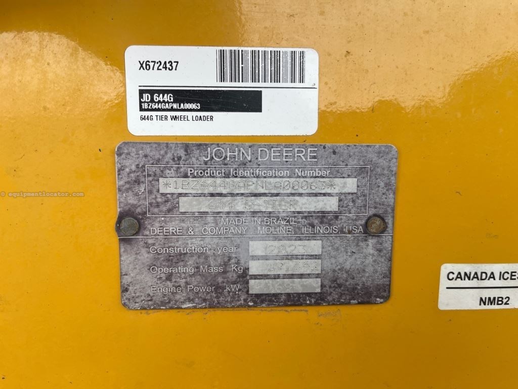 2023 John Deere 644G Image 25