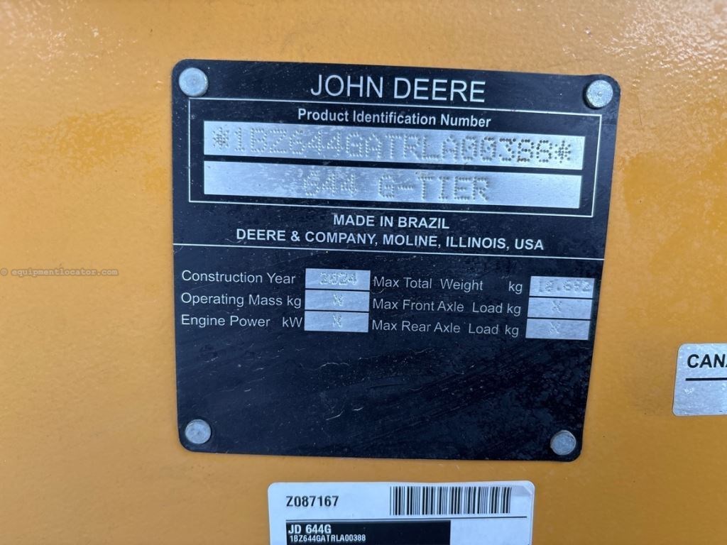 2024 John Deere 644G Image 21