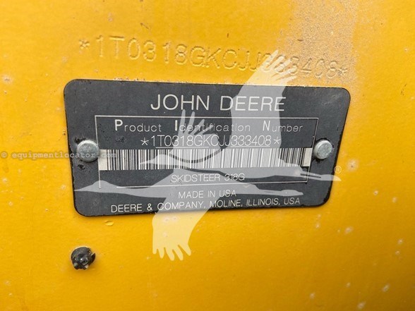 2018 John Deere 318G Image 8