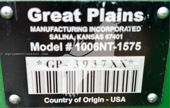 2016 Great Plains 1006NT Image 9