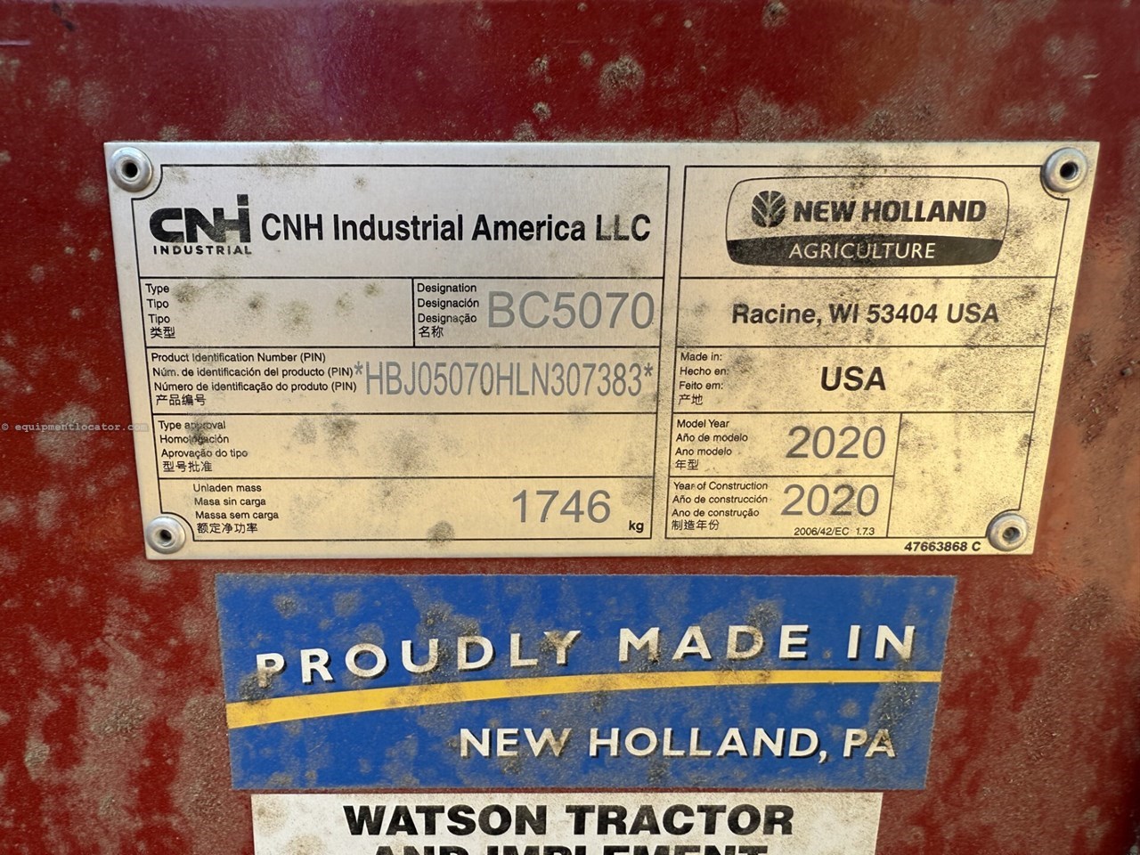 2020 New Holland BC5070 Image 2