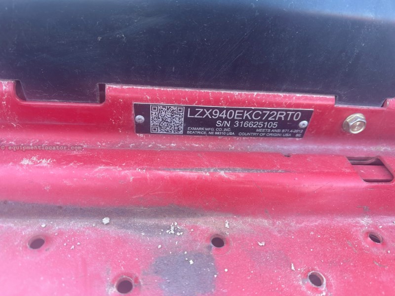 2018 Exmark LZX940EKC72RTO Image 10