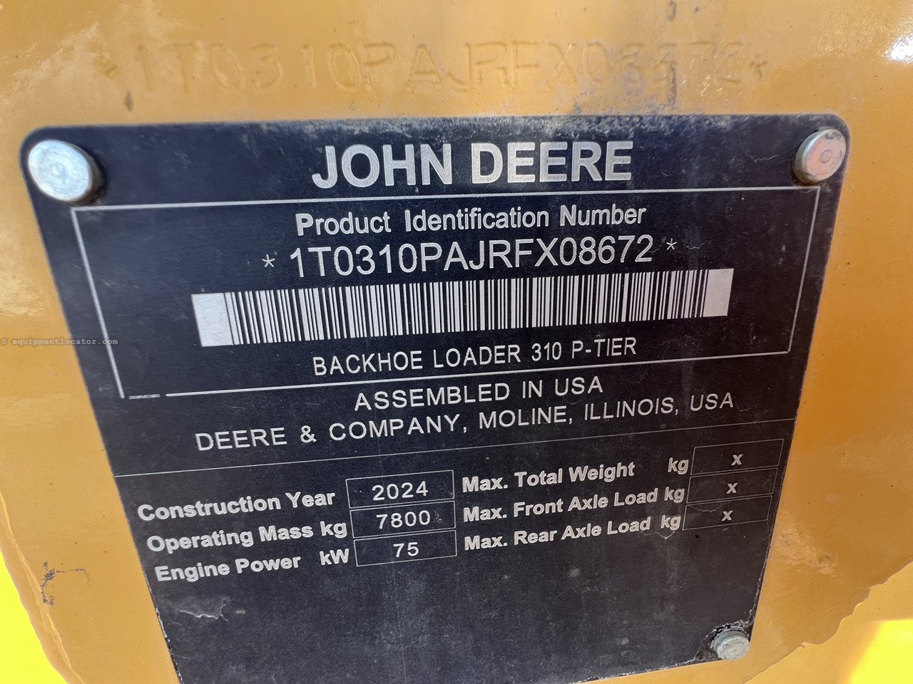 2024 John Deere 310 P Image 10