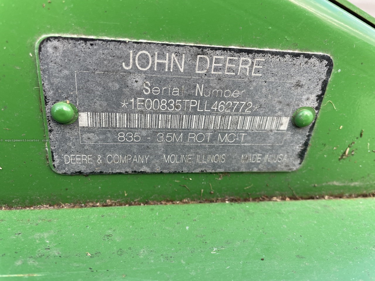 2020 John Deere 835 Image 10