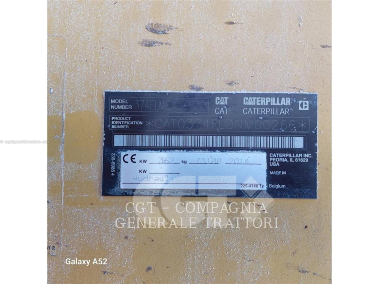 2014 Caterpillar 374F Image 3