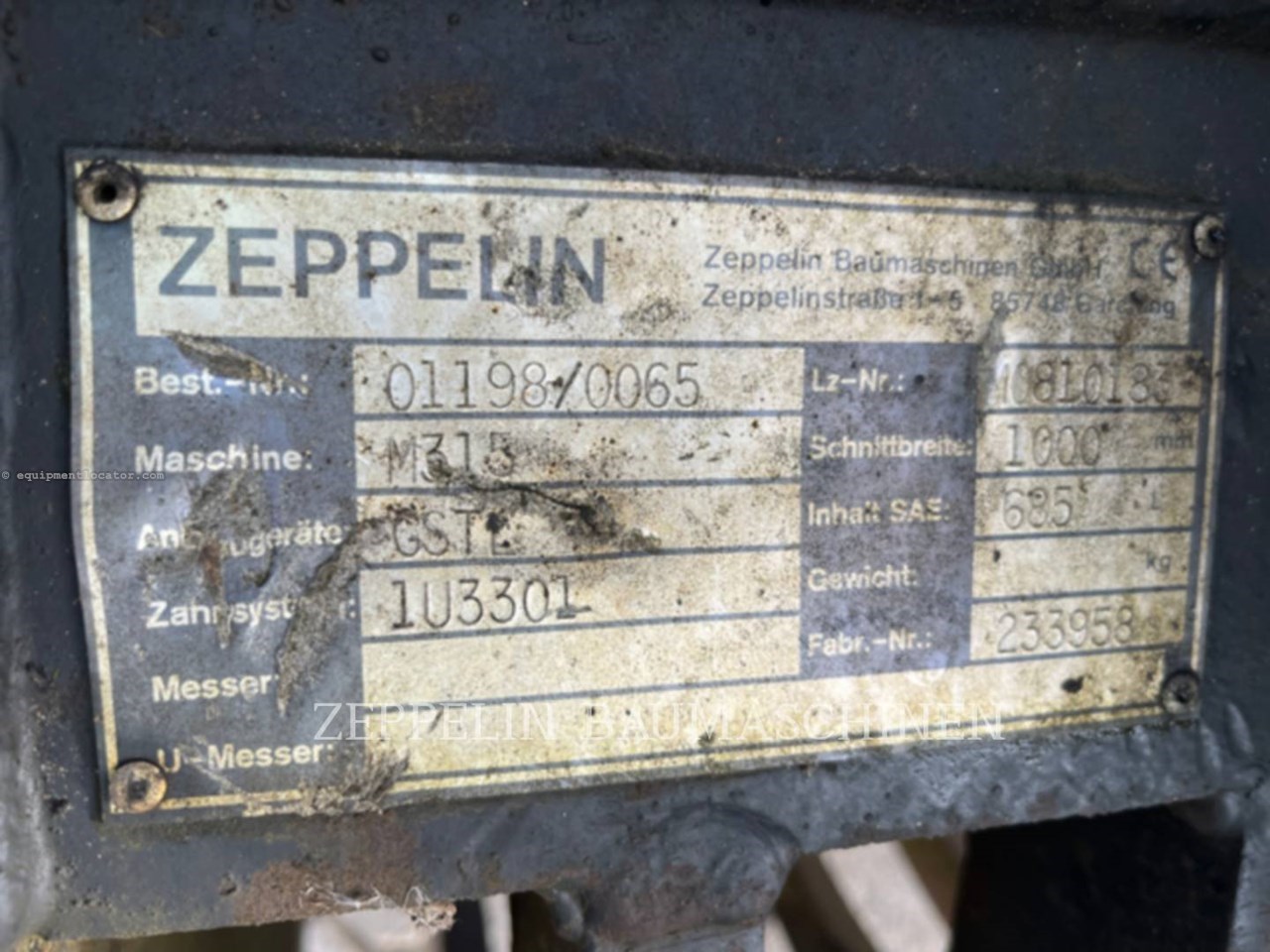 2015 Zeppelin SIEBLÖFFEL MS10 Image 3