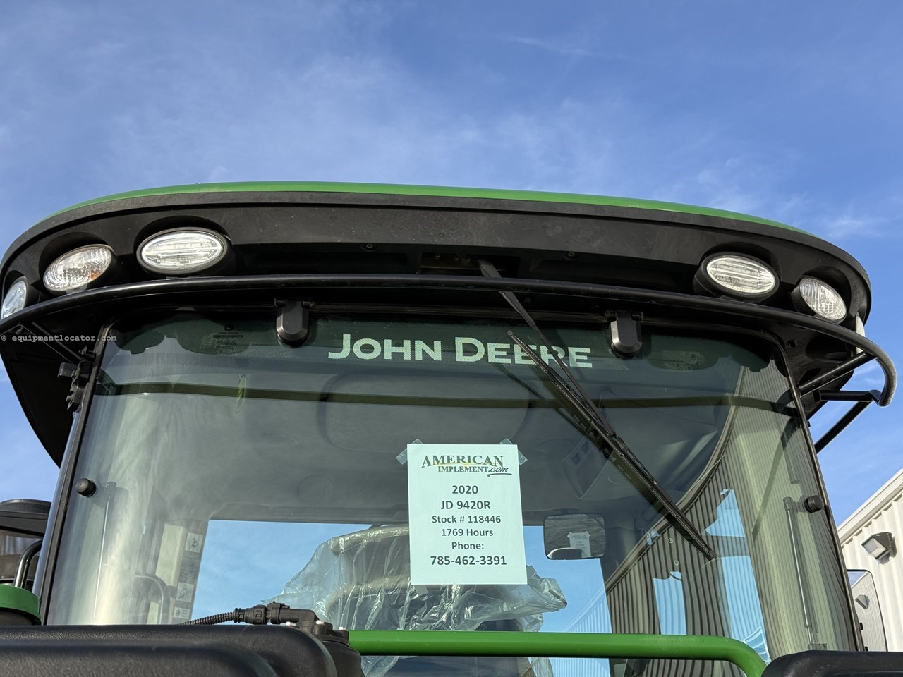 2021 John Deere 9420R Image 10