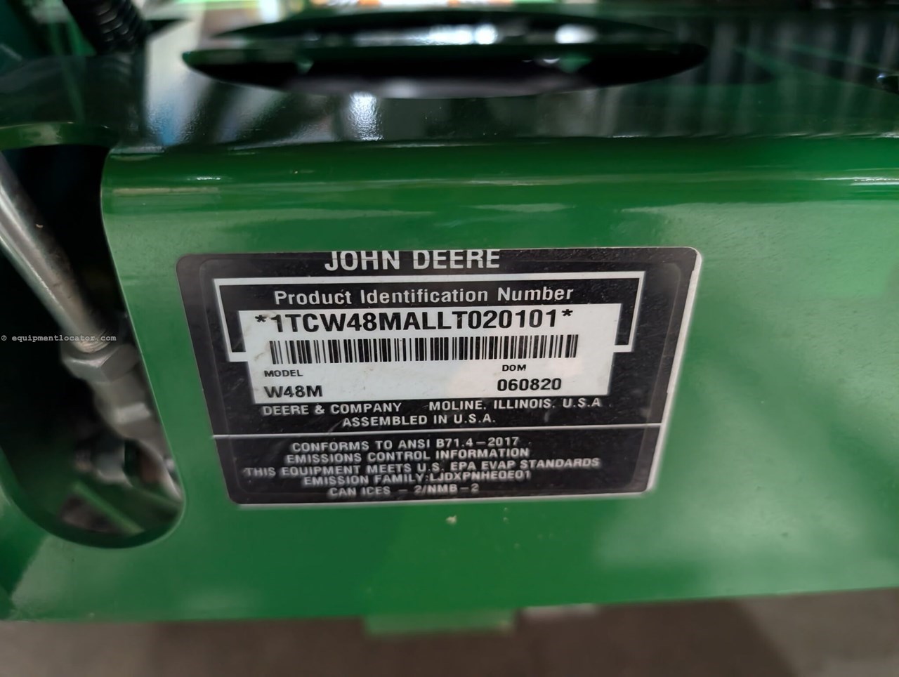 2020 John Deere W48M Image 10