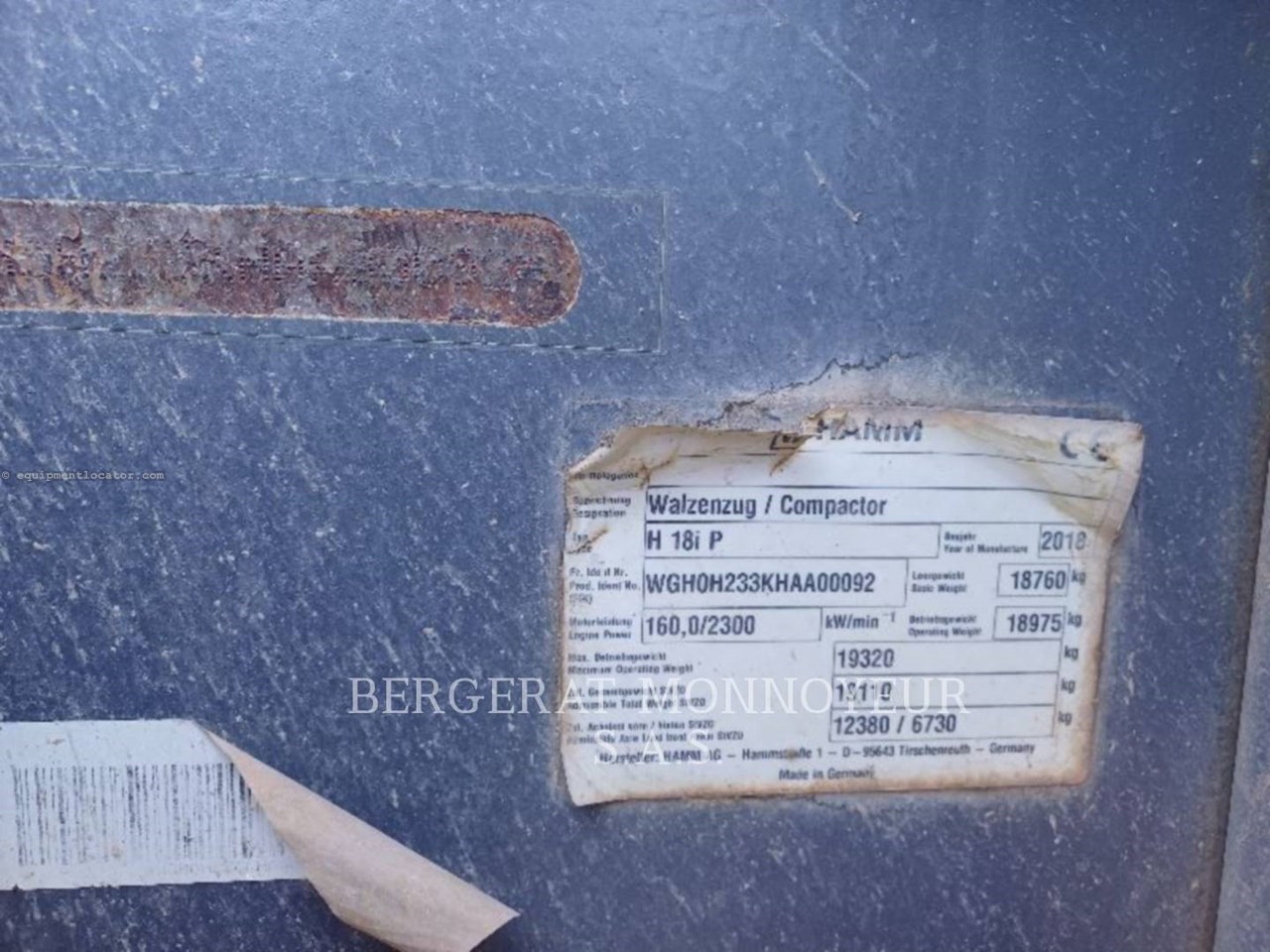 2018 Hamm H18I Image 10