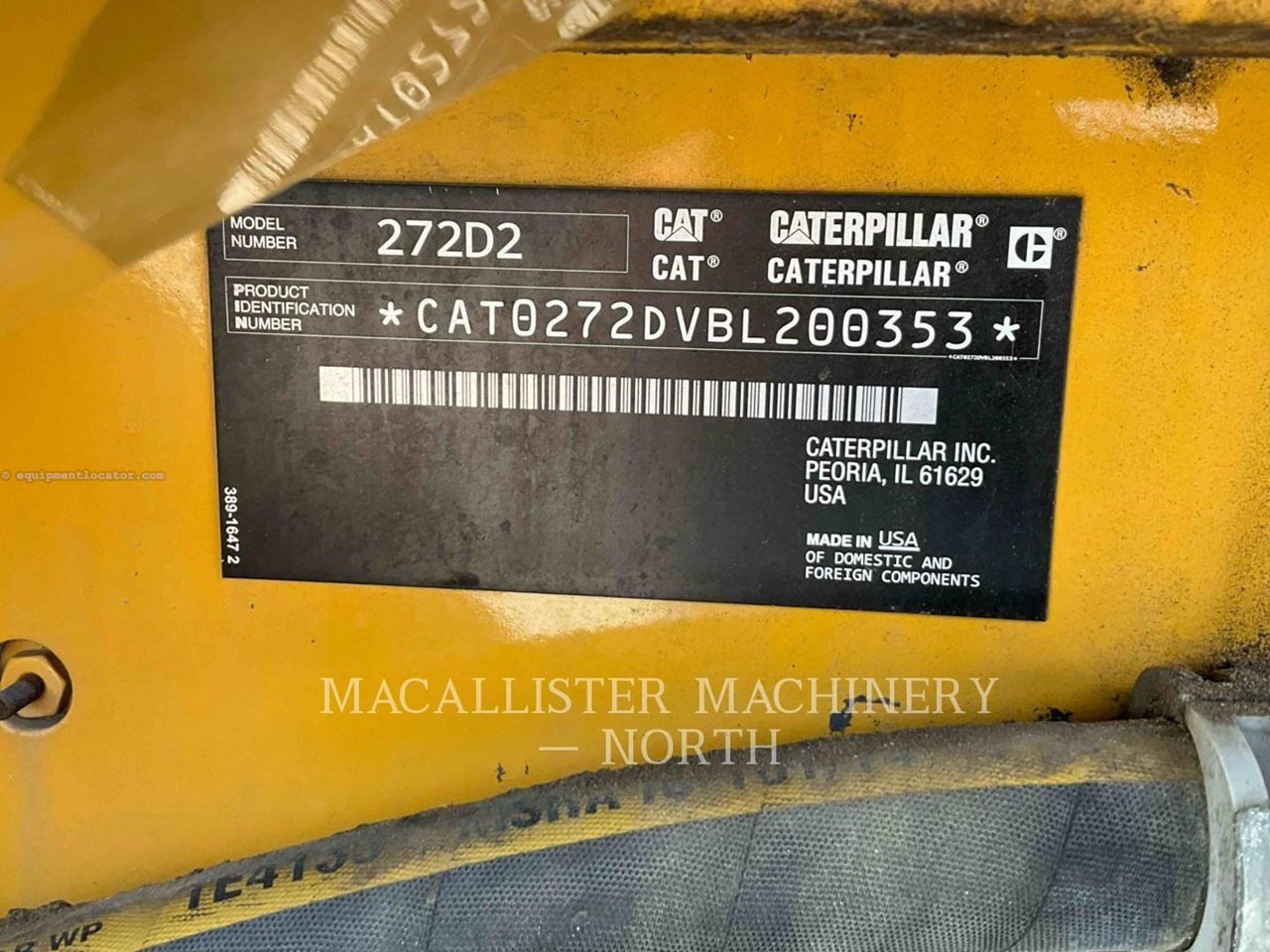 2016 Caterpillar 272D2 A2HQ Image 10