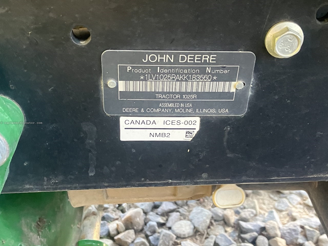 2019 John Deere 1025R Image 4