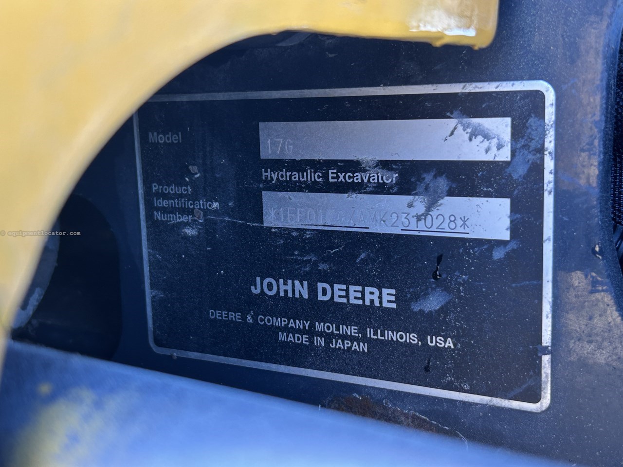 2021 John Deere 17G Image 11