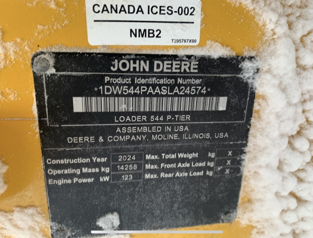 2025 John Deere 544 P Image 7