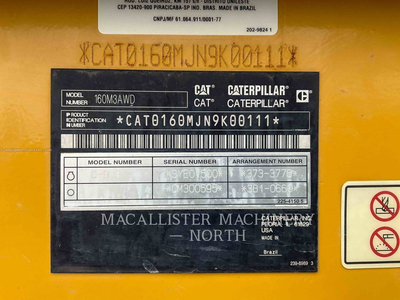 2014 Caterpillar 160M3 AWD Image 6