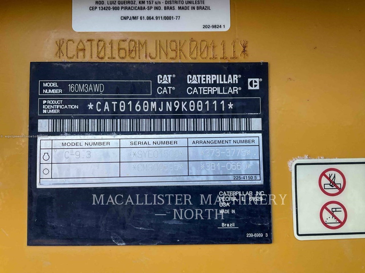 2014 Caterpillar 160M3 AWD Image 14