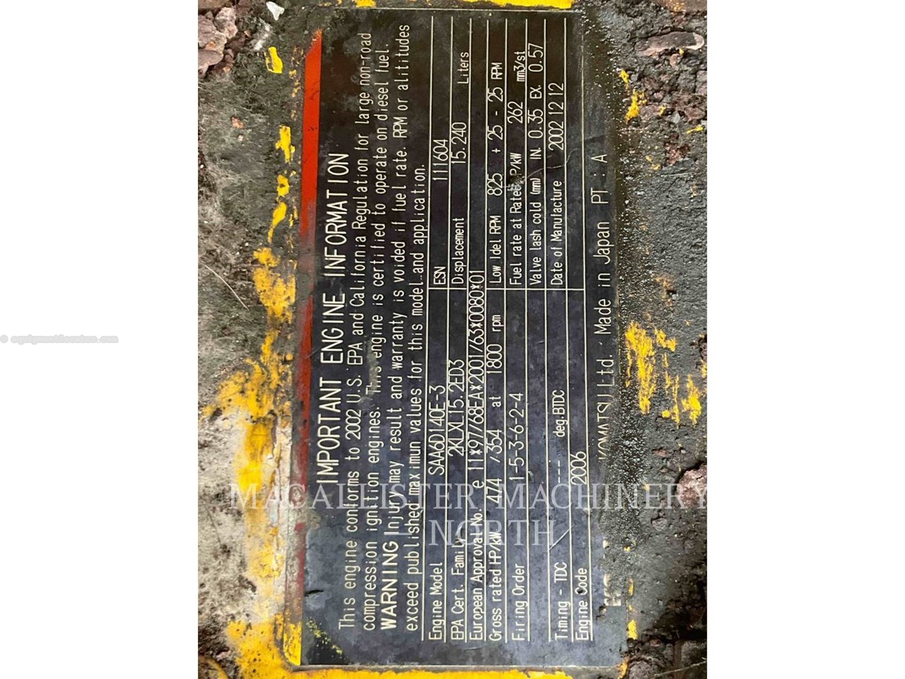 2003 Komatsu PC750 Image 8