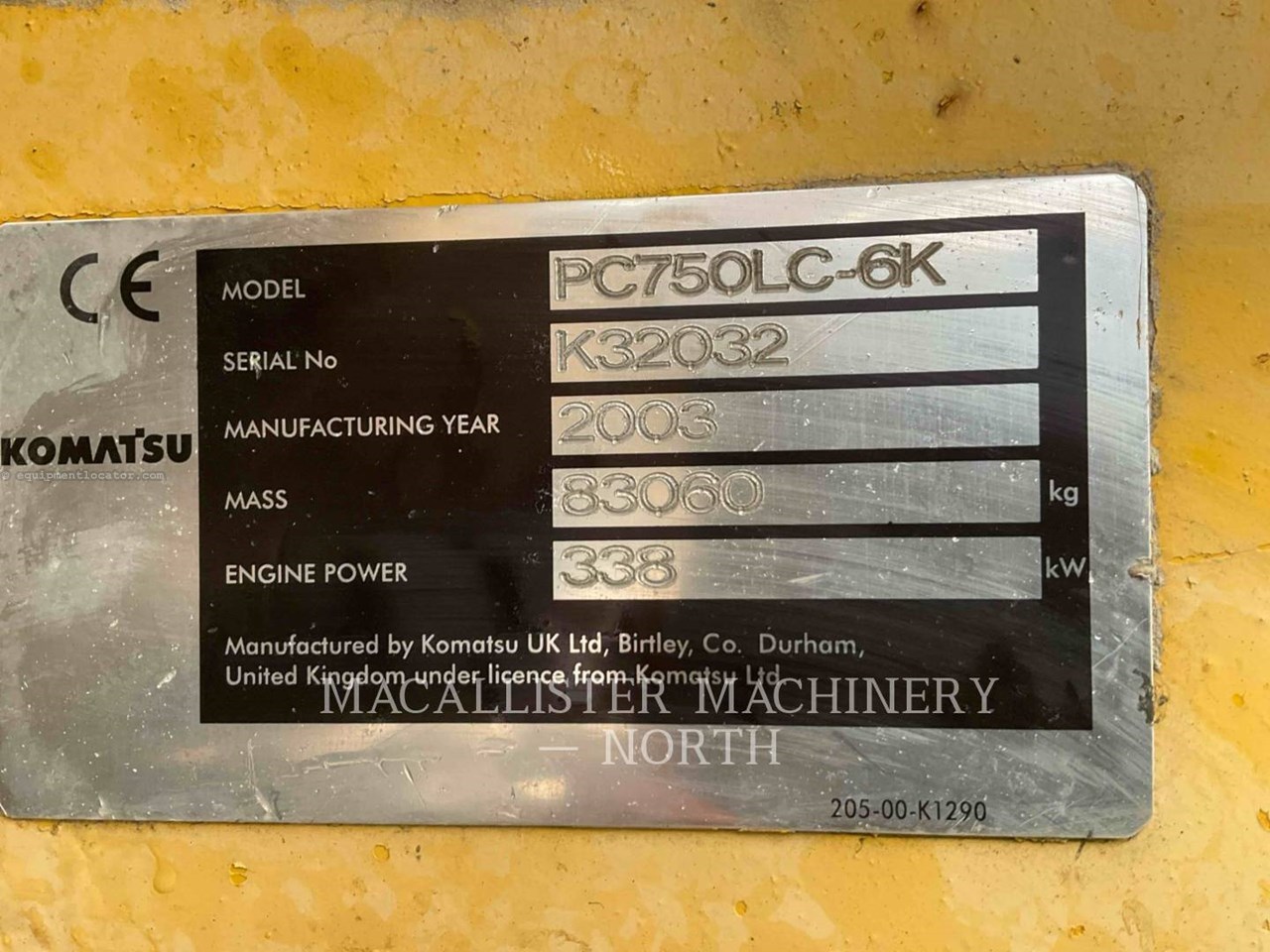 2003 Komatsu PC750 Image 17