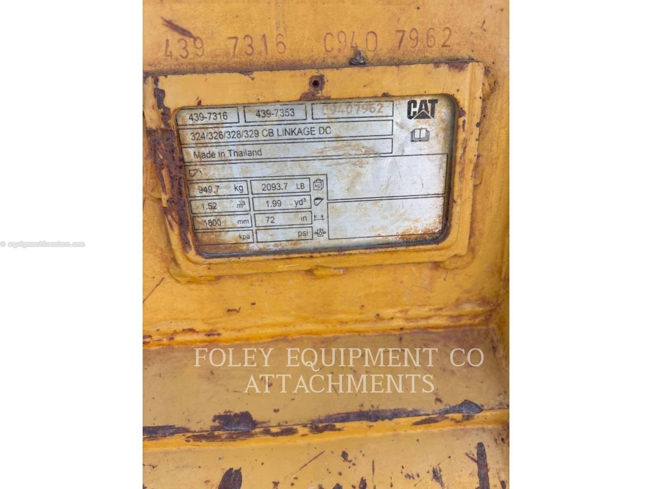 1900 Caterpillar BKHEXPCB72 Image 5