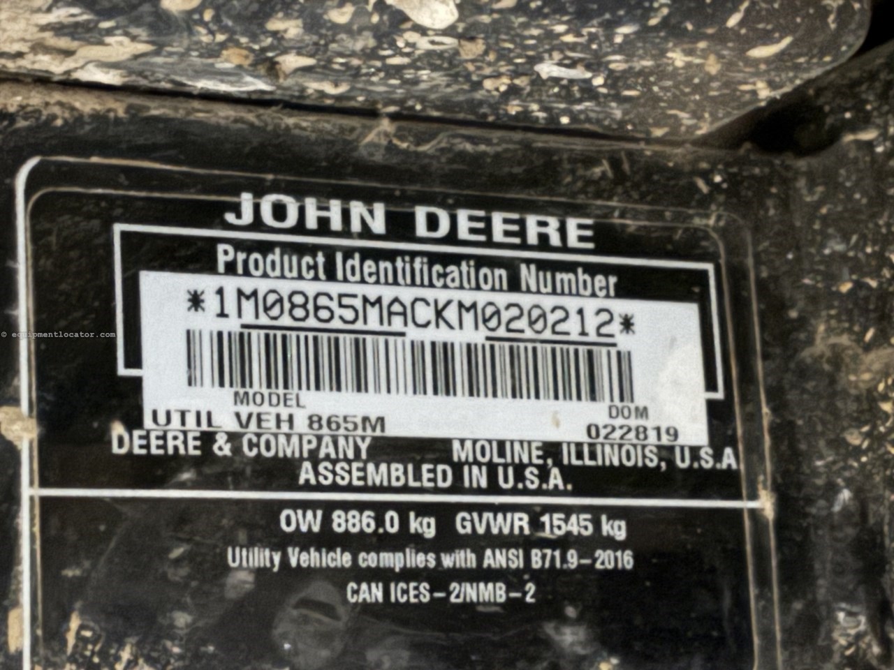 2019 John Deere XUV 865M Image 10