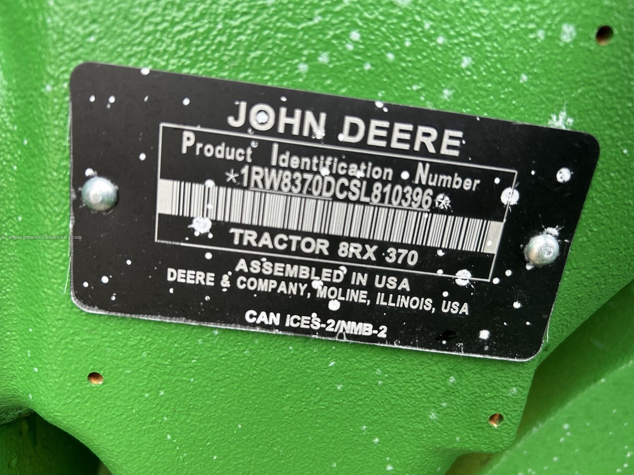 2025 John Deere 8RX 370 Image 10