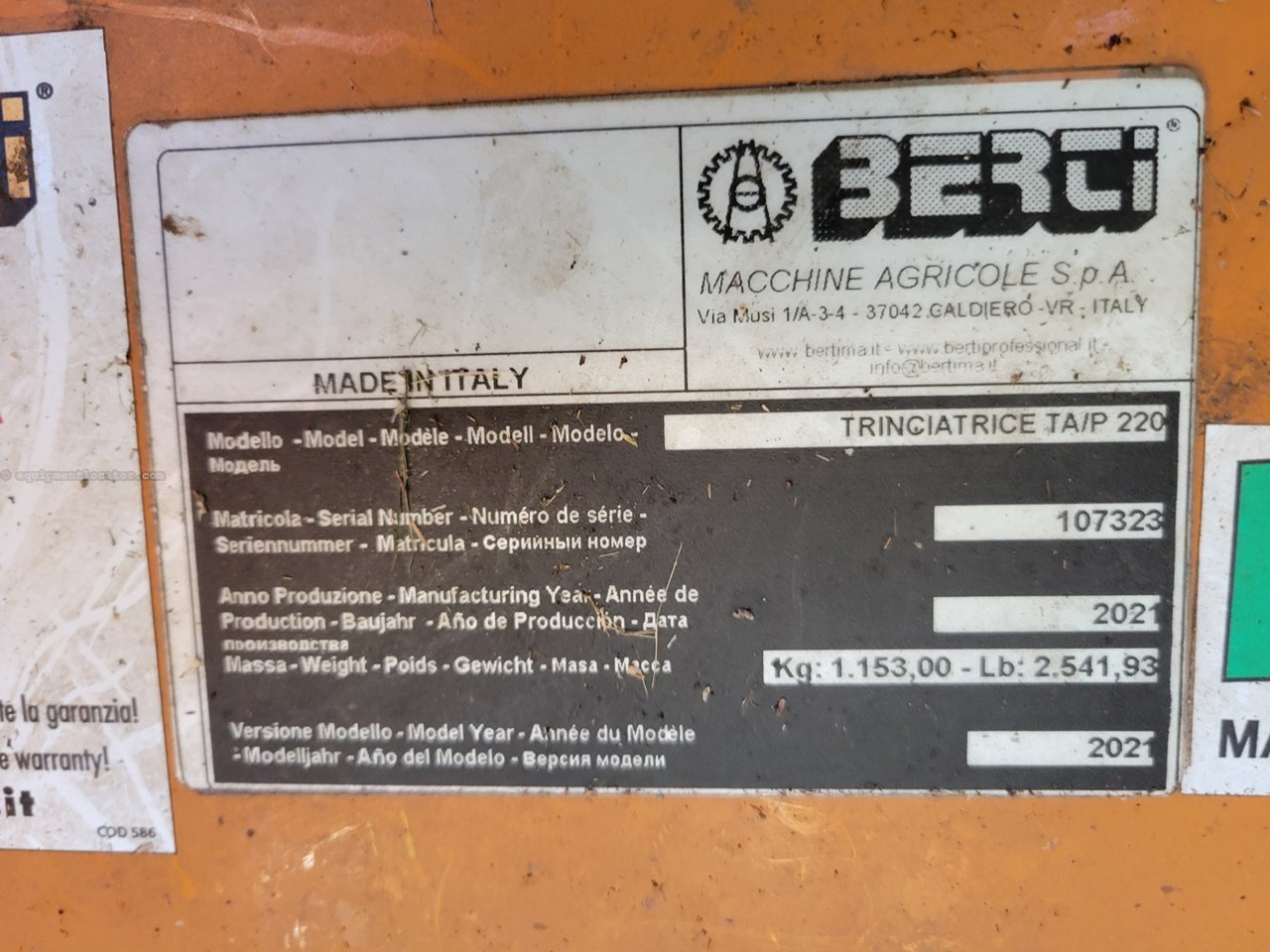 2022 Berti TA220 Image 10