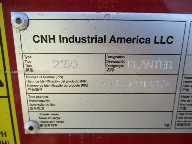 2021 Case IH ER 2150 PLANTER:-2 Point Hitch:-16 Rows Image 10