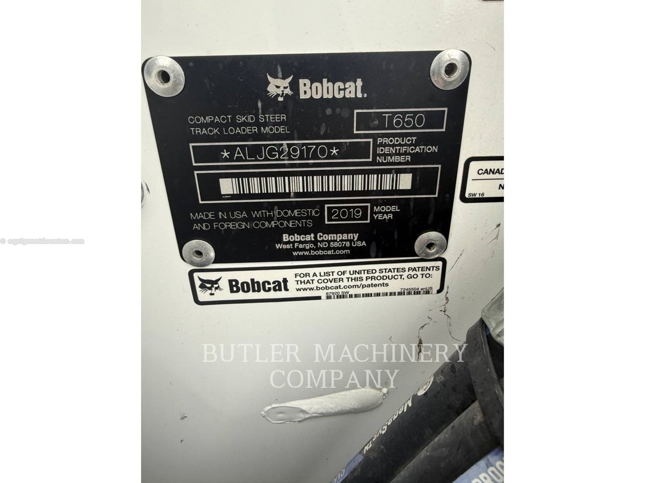 2019 Bobcat T650 Image 6