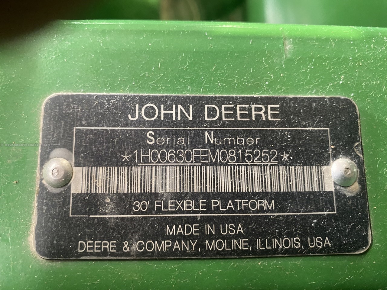 2021 John Deere 630F Image 2