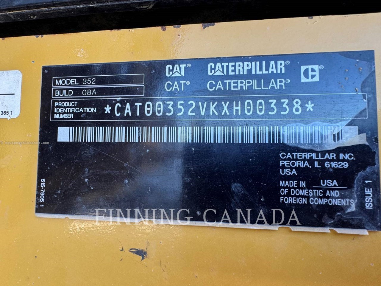 2023 Caterpillar 352-08 Image 5