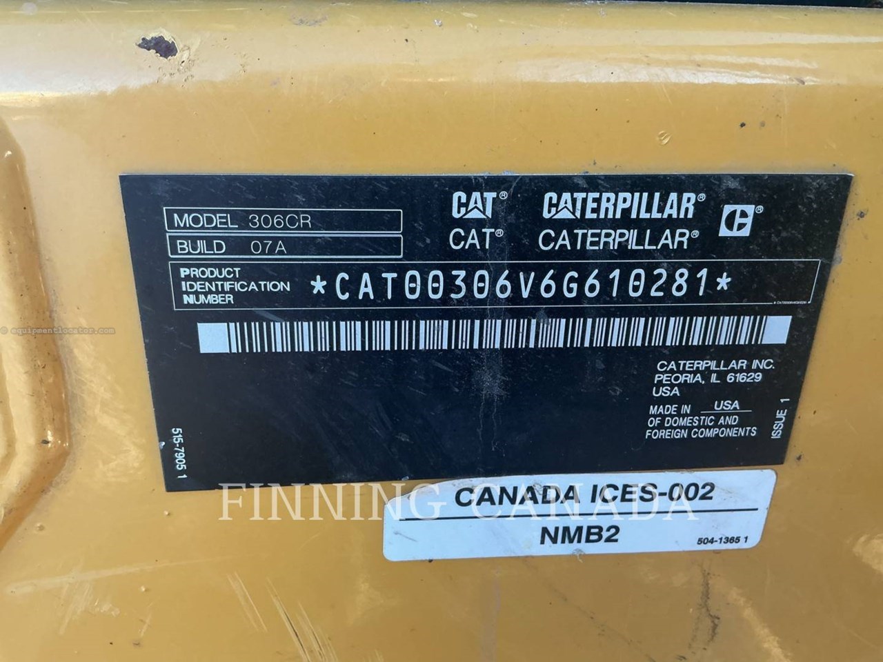 2024 Caterpillar 306-07 CR Image 6