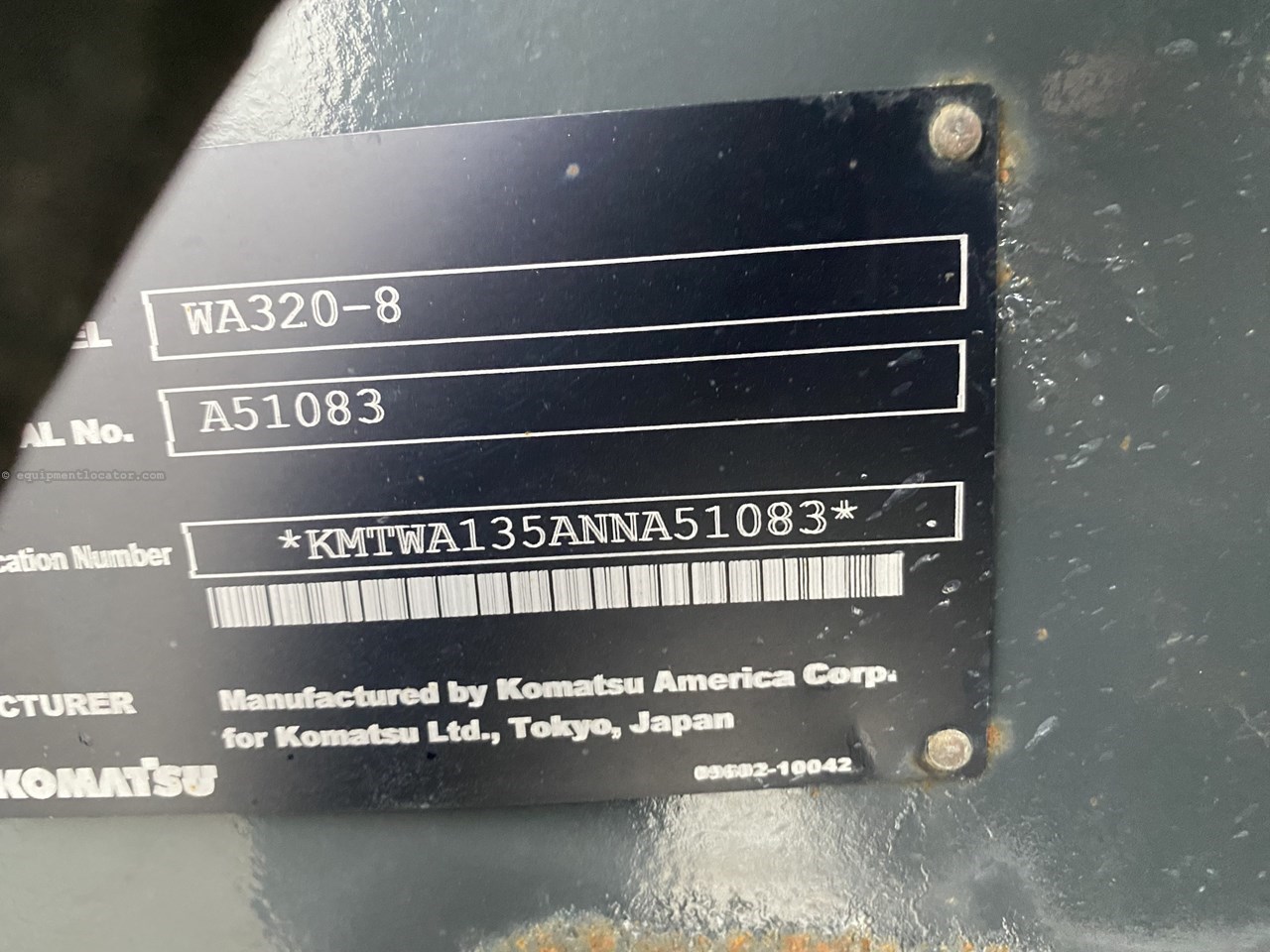 2022 Komatsu WA320 Image 21