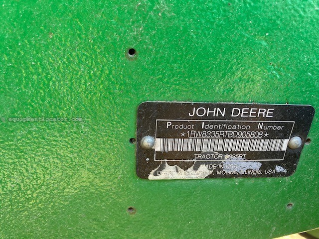 2011 John Deere 8335RT Image 18