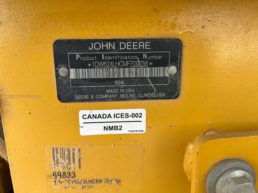 2021 John Deere 624L Image 10